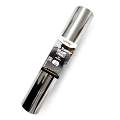 LT Shine Cold Transfer Metallic - Folha de Transferência 30cmx100m Prata