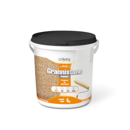 LT Shine Grannistone Primer Promotor de Aderência 4KG Cinza Escuro