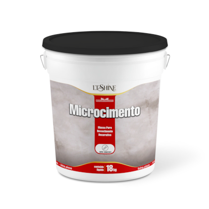 LT Shine Microcimento 18KG Cinza Claro