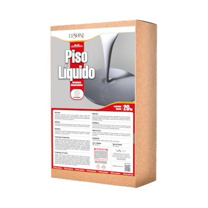 LT Shine Piso Liquido Cimentício Autonivelante 20KG Cinza